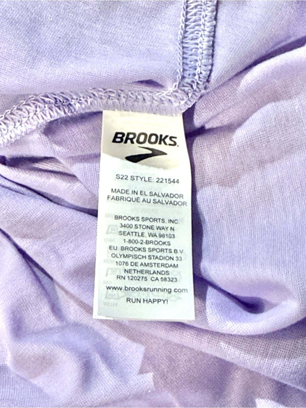 Brooks Distance Short Sleeve - Picture 12 of 13